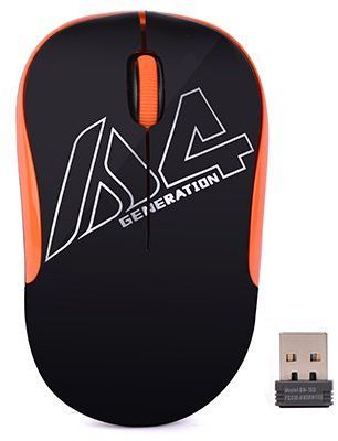 

Миша бездротова A4tech V-Track USB 1000dpi G3-300N Black+Orange