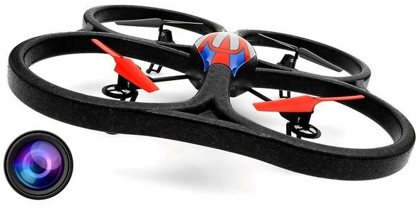 

Квадрокоптер WL Toys V333 Cyclone 2 великий р/у 2.4 ГГц з камерою (WL-V333c)