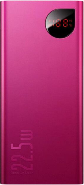 

УМБ Baseus Adaman Metal Digital Display QC 22.5W 20000mAh (PPIMDA-A09) Red