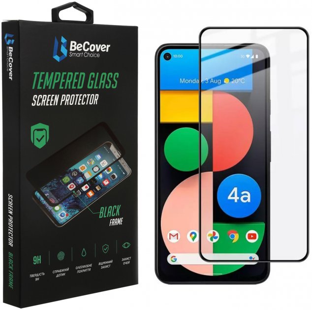 

Захисне скло BeCover для Google Pixel 4A 5G (706782) Black
