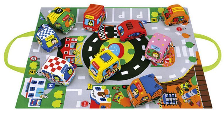 

Ігровий набір K's Kids 3d килимок Cars in town