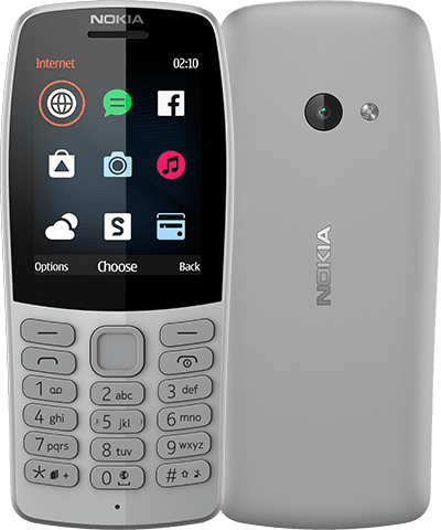 Акція на Мобільний телефон Nokia 210 (16OTRD01A03) Grey від Територія твоєї техніки