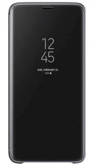 Акция на Чехол-Книжка Samsung Clear View Standing Cover S9 Plus Black (EF-ZG965CBEGRU) от Територія твоєї техніки