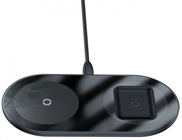 

Бездротовий зарядний пристрій Baseus Simple 2in1 18W WXJK-01 (165716) Black