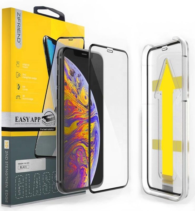 

Защитное стекло Zifriend Full Glue Cover для Apple iPhone 11 (BC_704100) Black