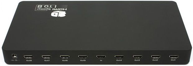 

Розгалужувач Viewcon HDMI сигналу на 8 портів (VE405) Black