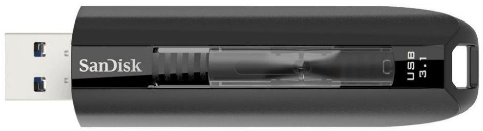

USB флеш накопичувач SanDisk Extreme GO USB 3.1 128GB Black (SDCZ800-128G-G46)