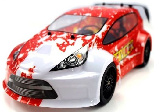 

Модель автомобіля Himoto Шосейна Tricer E18OR Brushed 1:18 2.4 ГГц Red