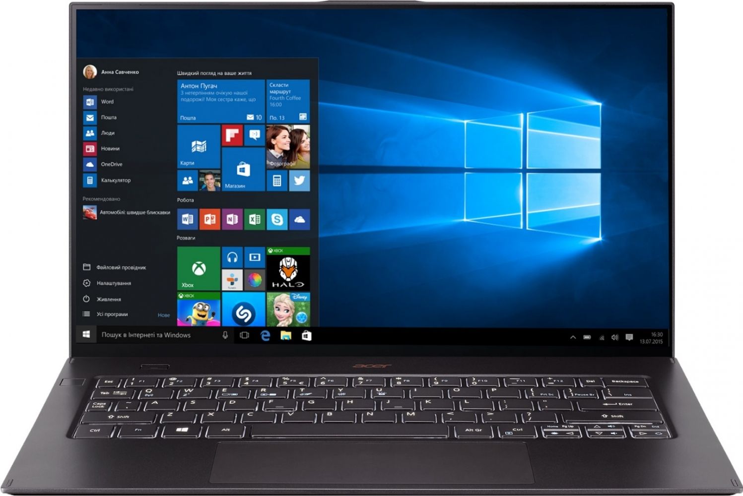 

Ноутбук Acer Swift 7 SF714-52T-746E (NX.H98EU.002) Starfield Black