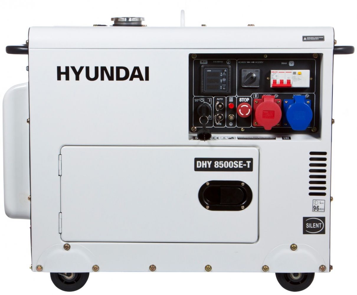 

Генератор Hyundai DHY 8500SE-T