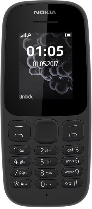 

Мобильный телефон Nokia 105 Dual Sim New Black