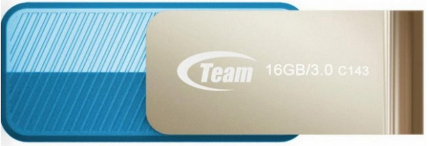 

USB флеш накопичувач Team C143 16GB (TC143316GL01) Blue