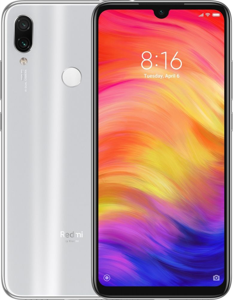 

Смартфон Xiaomi Redmi Note 7 4/64GB Moonlight White
