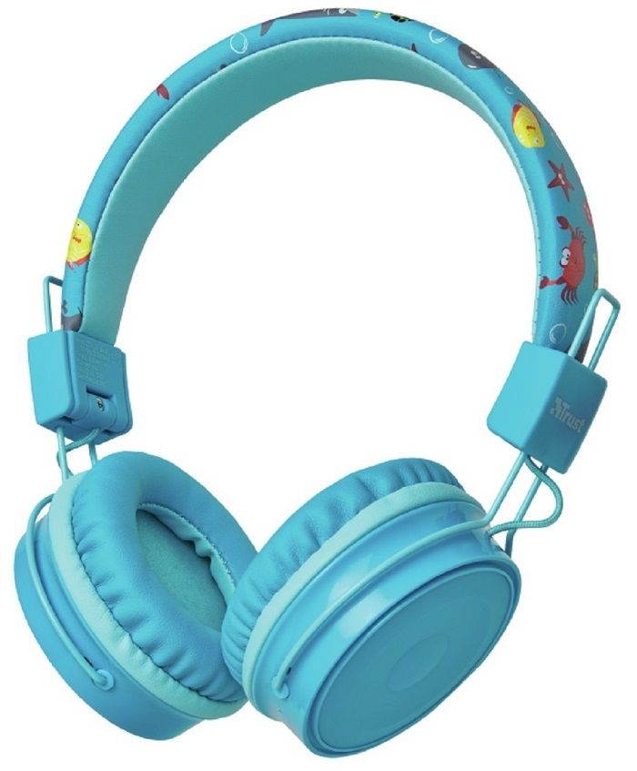 Акція на Навушники Trust Comi Wireless Kids Headphones (23128) Blue від Територія твоєї техніки