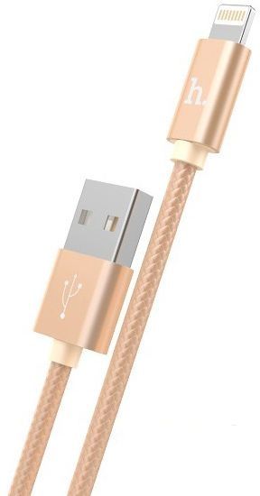 

Кабель USB Hoco X2 Knitted iPhone 6 2m Gold