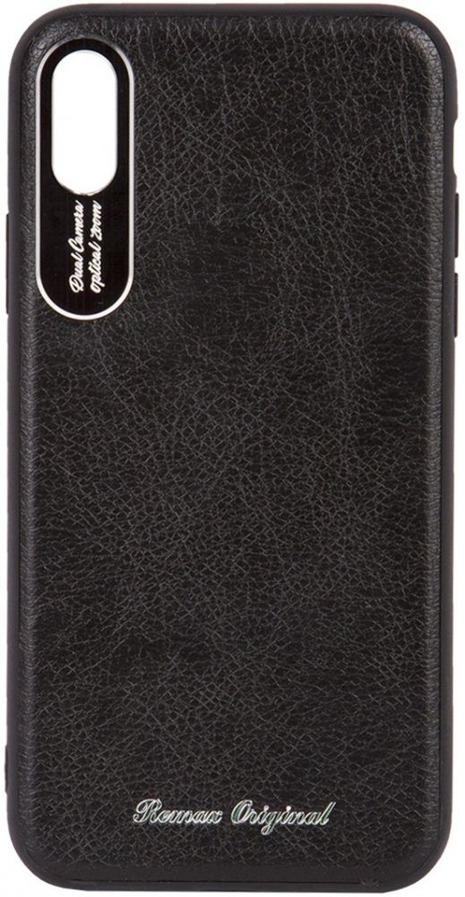 

Накладка Remax Leather Series iPhone X (CS-RM-1666-BLACK) Black