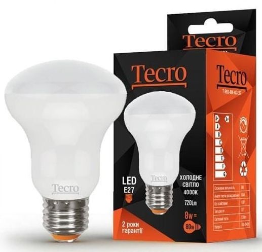 

Лампа LED Tecro T-R63-8W-4K-E27 8W 4000K E27