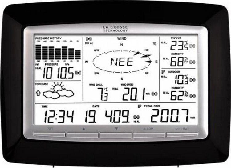 

Метеостанция La Crosse WS2812 (927577) Black/Silver