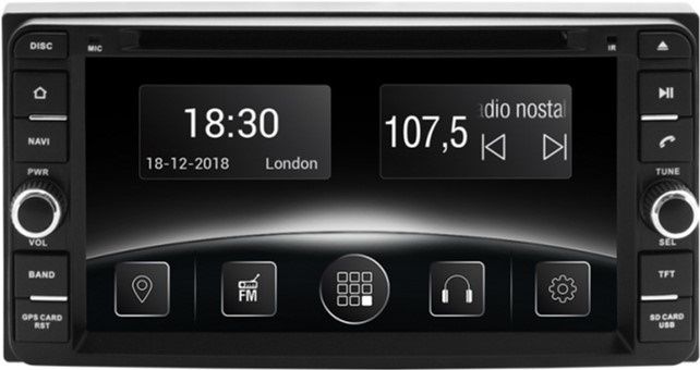 

Автомагнітола штатна Gazer CM6006-120 для Toyota Universal 2001-2012