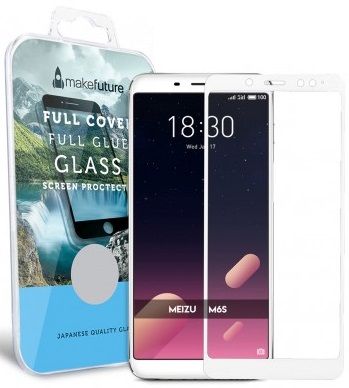 

Захисне скло MakeFuture Full Cover Meizu M6S White