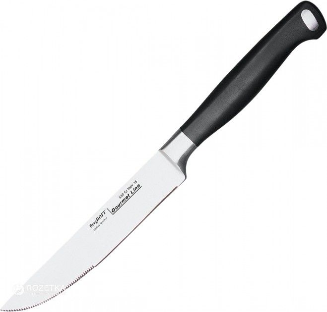 

Кухонний ніж BergHOFF Gourmet Line для стейков 114 мм (1399744) Black