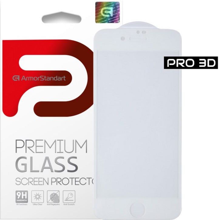 

Защитное стекло ArmorStandart Pro Edge для Apple iPhone 7/8/SE (2020) (ARM55365-GP3D-WT) White