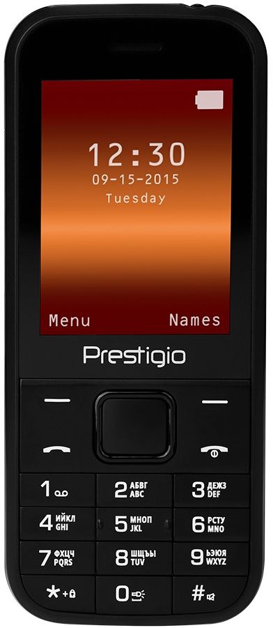 

Мобильный телефон Prestigio Wize G1 (PFP1243DUOBLACK) Black