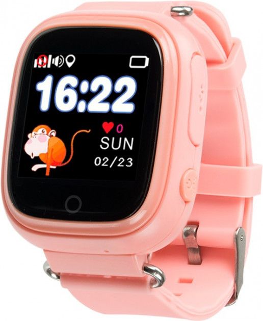 

Детские телефон-часы с GPS трекером Motto TD-02s (SK-003PK) Pink