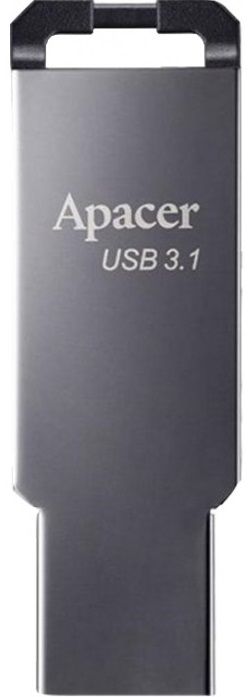

USB флеш накопичувач Apacer AH360 32GB USB 3.1 (AP32GAH360A-1) Ashy