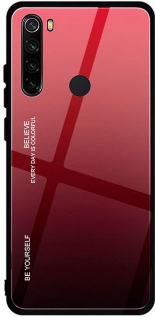 

Панель BeCover Gradient Glass для Xiaomi Redmi Note 8 (704450) Red-Black