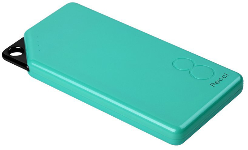 

Портативная батарея Recci RG-8000 Gallop Power Bank Power IQ 2.1А Li-Pol 8000 mAh Blue