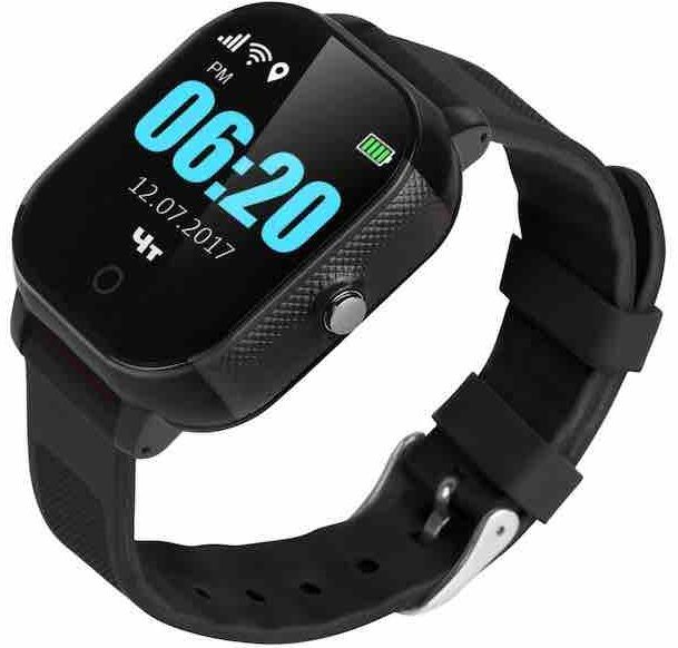 

Дитячий годинник-телефон з GPS трекером GOGPS K23 (K23BK) Black