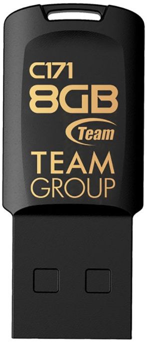 

USB флеш накопичувач Team C171 USB 2.0 8GB (TC1718GB01) Black