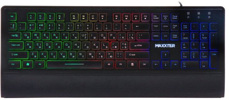

Клавиатура проводная Maxxter KB-301-UL USB