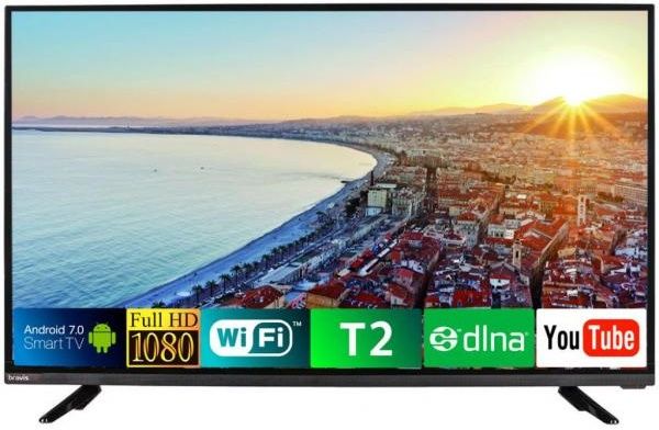 

Телевизор Bravis LED-32E6000 Smart + T2 Black