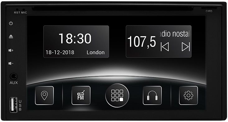 

Автомагнітола штатна Gazer CM5006-100D Universal 6.2