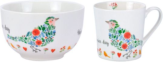 

Сервиз для завтрака Limited Edition Happy Bird 2 предмета (B1237-09264-1)