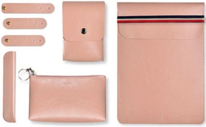 

Чохол для ноутбука Wiwu Elegant Office Sets for MacBook Pro 15" (6957815507313) Pink