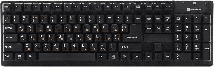 

Клавіатура REAL-EL 501 Standard (EL123100001) Black