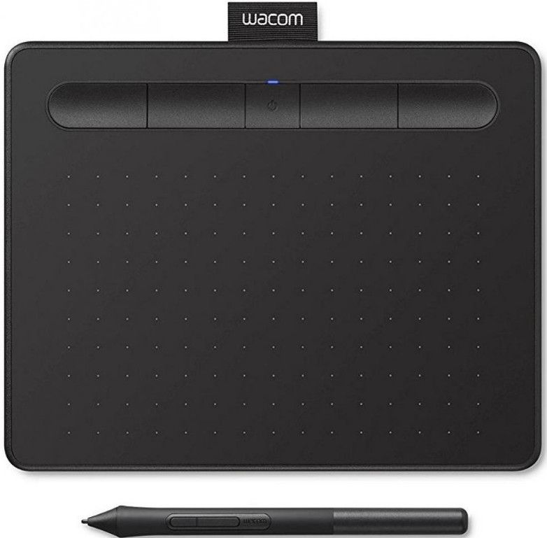 Акція на Графічний планшет Wacom Intuos S Bluetooth (CTL-4100WLK-N) Black від Територія твоєї техніки