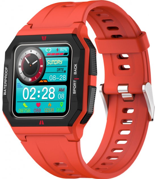 

Смарт-годинник Gelius Pro GP-SW006 (Old School) (2099900863585) Red