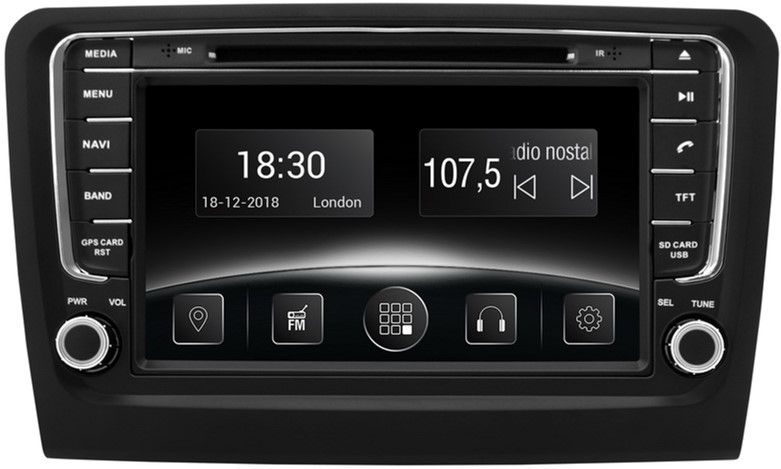 

Автомагнітола штатна Gazer CM6008-NK3 для Skoda Rapid (NK3) 2013-2016