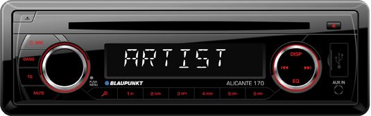 Акція на Автомагнітола Blaupunkt Alicante 170 (00000012863) від Територія твоєї техніки