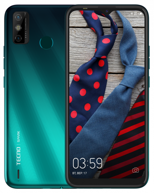 

Смартфон Tecno Spark 6 Go KE5j 3/64GB (4895180762925) Ice Jadeite