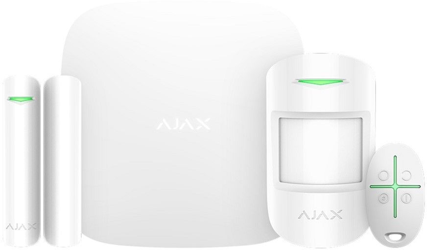 

Комплект охоронної сигналізації Ajax StarterKit Plus (000003811) White