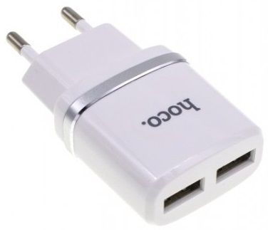 

Сетевое зарядное устройство Hoco C12 (2.4A) + кабель MicroUSB (MNA31EC121067) White