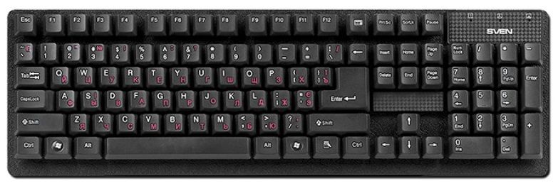 

Клавиатура SVEN Standard 301 PS/2 Black