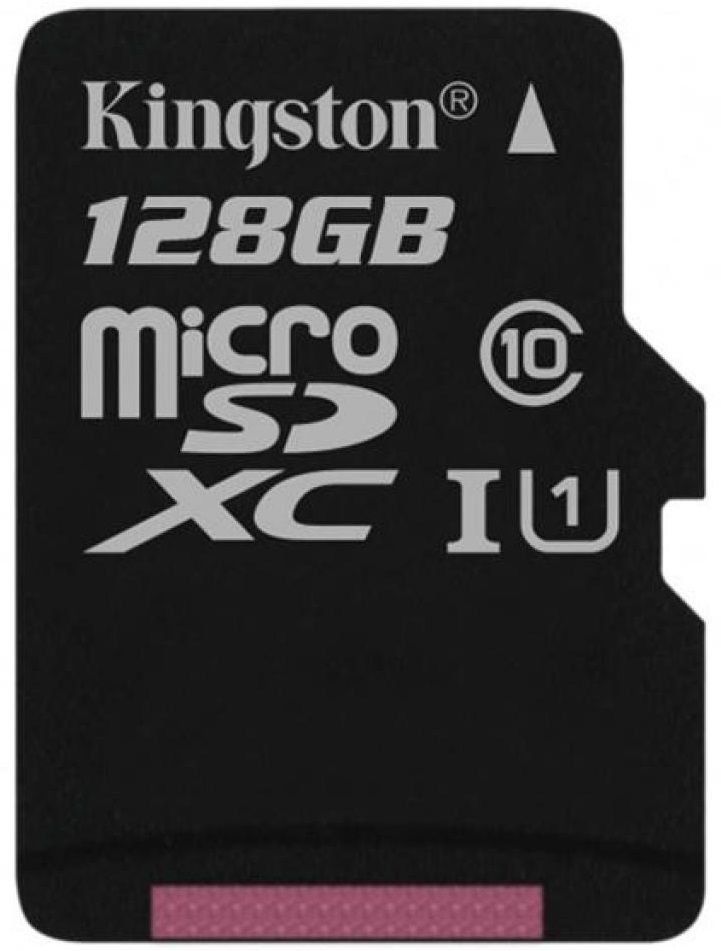 

Карта пам'яті Kingston microSDXC 128GB Canvas Select Class 10 UHS-I U1 (SDCS/128GBSP)