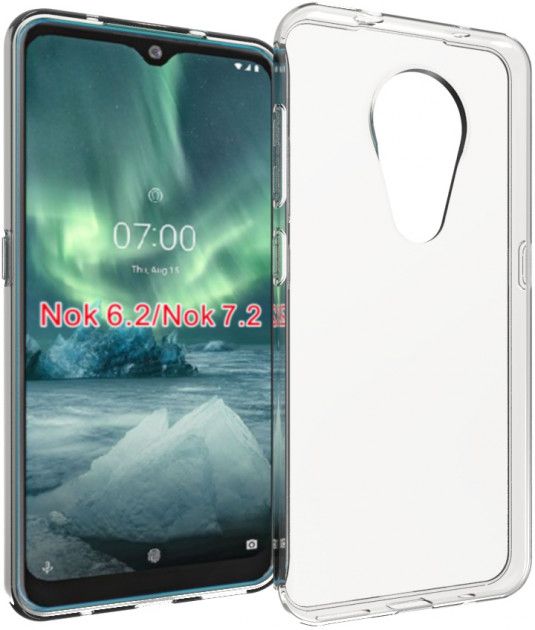 

Cиліконовий чохол BeCover для Nokia 6.2/7.2 (704720) Transparancy