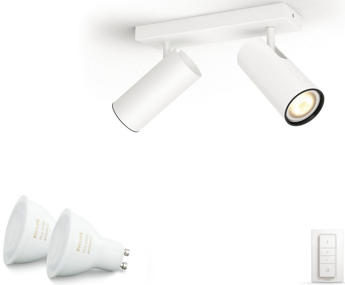 

Смарт-светильник PHILIPS BURATTO bar/tube 2x5.5W 240V (50462/31/P7) White